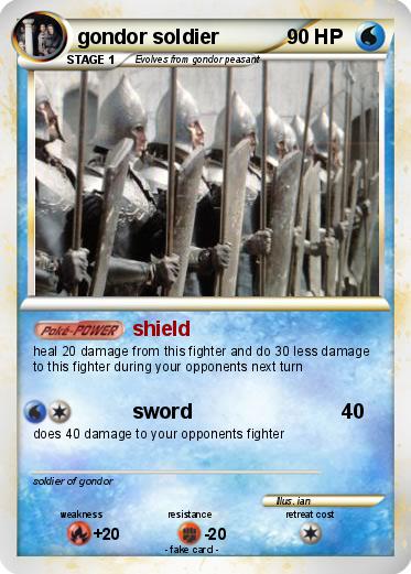 Pokemon gondor soldier