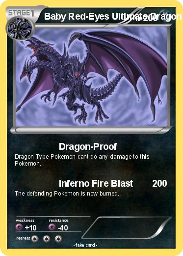 Pokemon Baby Red-Eyes Ultimate Dragon