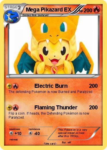 Pokemon Mega Pikazard EX