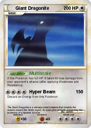 Pokemon Giant Dragonite