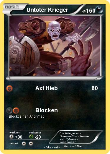 Pokemon Untoter Krieger