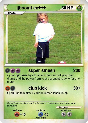Pokemon jjboomf ex+++