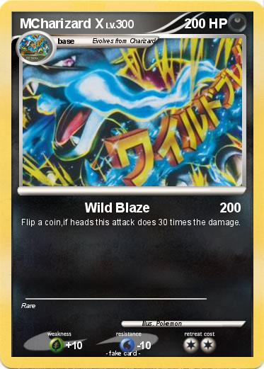 Pokemon MCharizard X