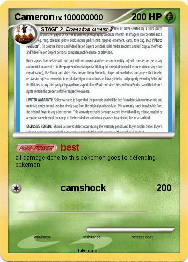 Pokemon Cameron