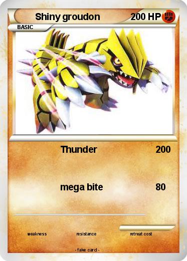 Pokemon Shiny groudon