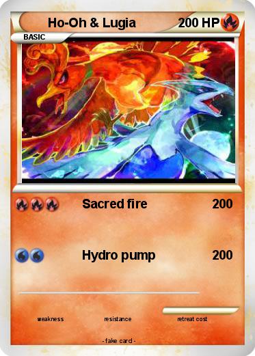 Pokemon Ho-Oh & Lugia