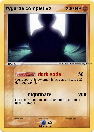 Pokemon zygarde complet EX