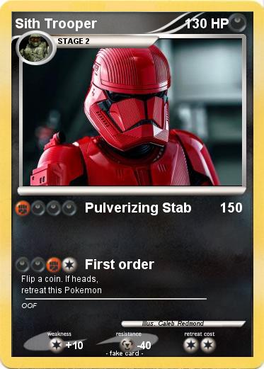 Pokemon Sith Trooper