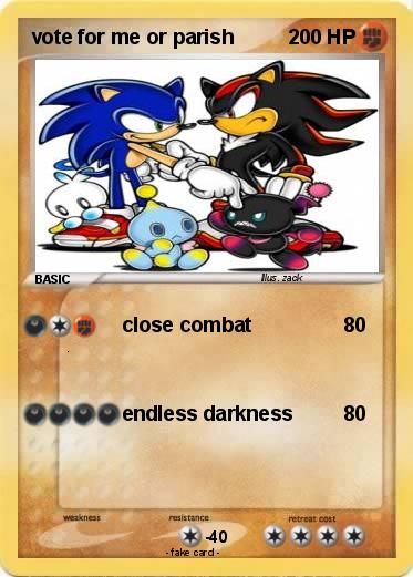 Pokemon vote for me or parish