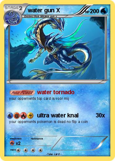 Pokemon water gun X