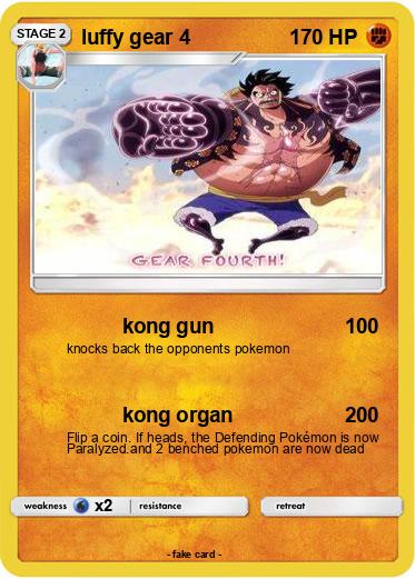 Pokemon luffy gear 4