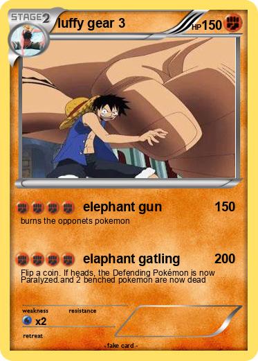 Pokemon luffy gear 3