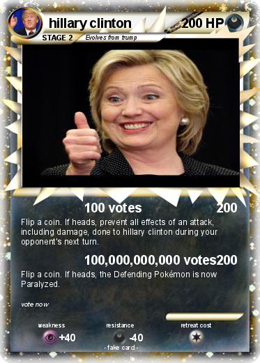 Pokemon hillary clinton