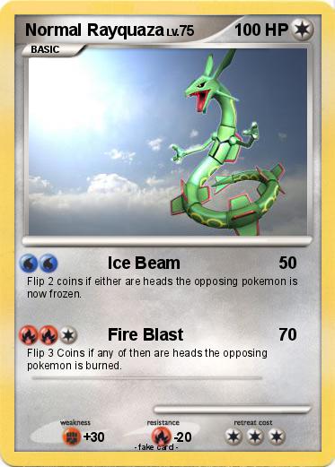 Pokemon Normal Rayquaza