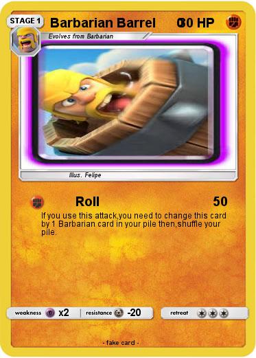 Pokemon Barbarian Barrel      0