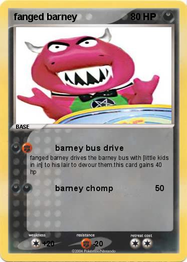 Pokemon fanged barney