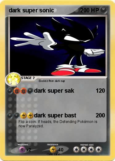 Pokemon dark super sonic