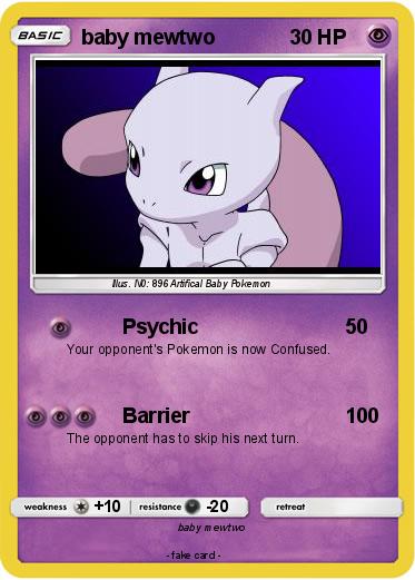 Pokemon baby mewtwo
