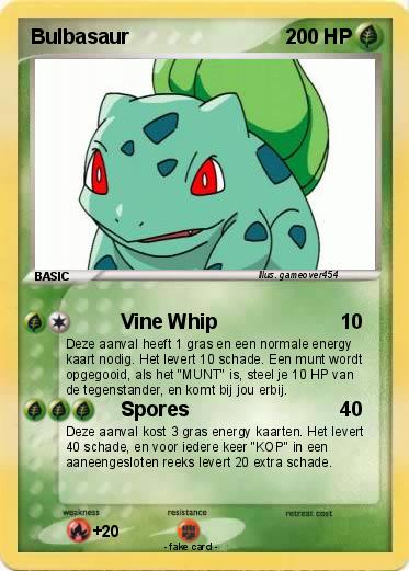 Pokemon Bulbasaur