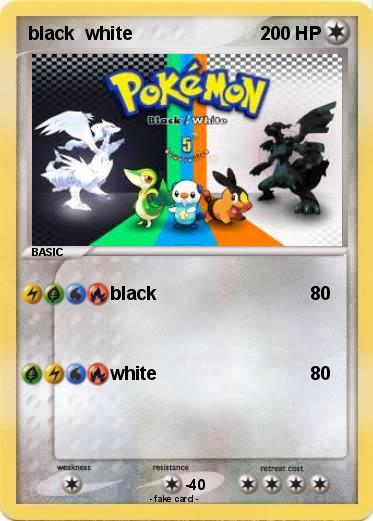 Pokemon black  white
