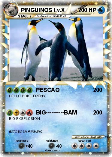 Pokemon PINGUINOS l.v.X