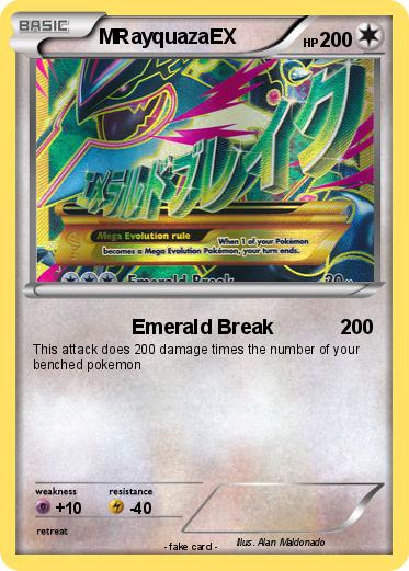 Pokemon MRayquazaEX
