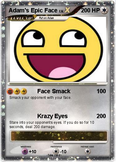 Pokemon Adam's Epic Face