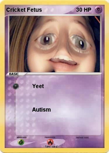 Pokemon Cricket Fetus