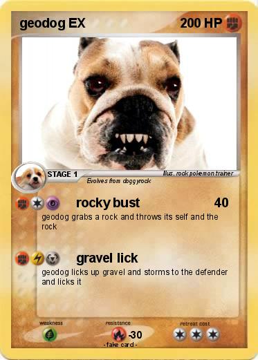 Pokemon geodog EX