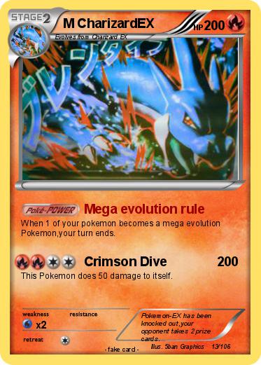Pokemon M CharizardEX
