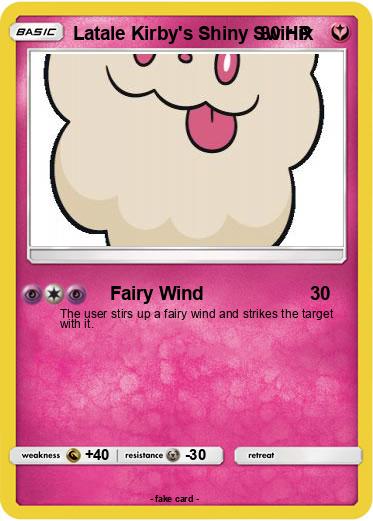 Pokemon Latale Kirby's Shiny Swirlix