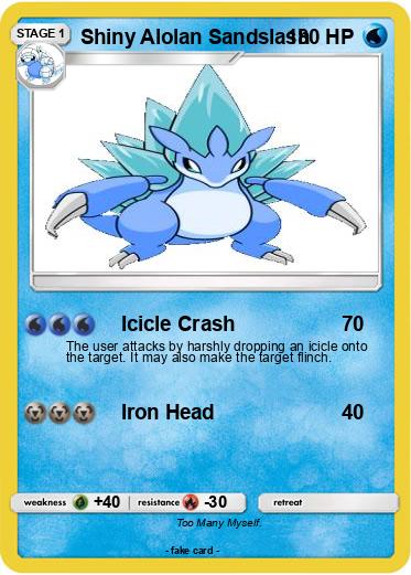 Pokemon Shiny Alolan Sandslash
