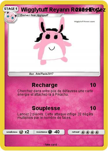Pokemon Wigglytuff Reyann Roxas Lopez