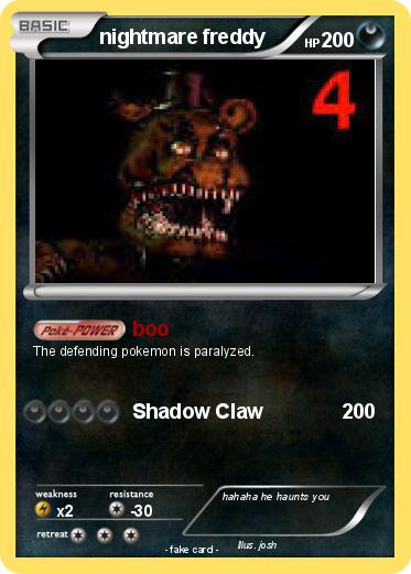 Pokemon nightmare freddy