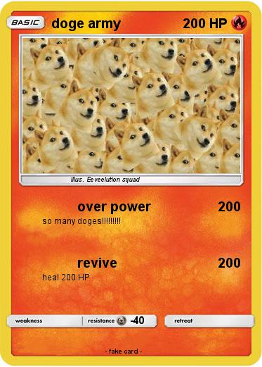Pokemon doge army