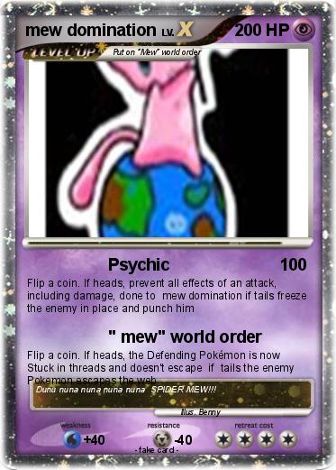 Pokemon mew domination