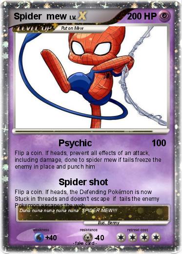 Pokemon Spider  mew
