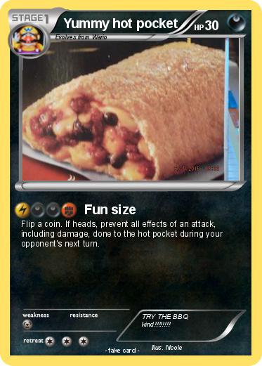 Pokemon Yummy hot pocket