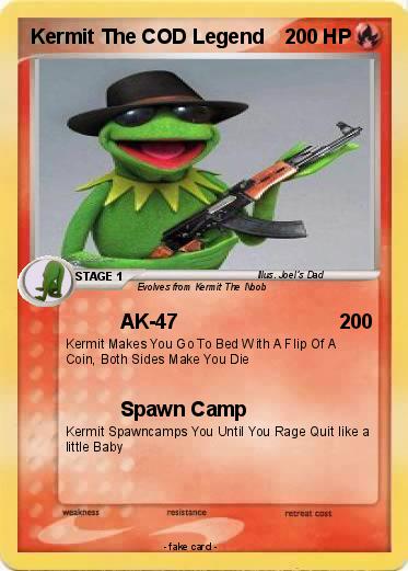 Pokemon Kermit The COD Legend
