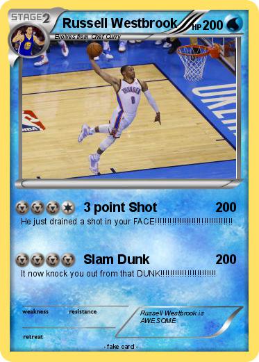 Pokemon Russell Westbrook