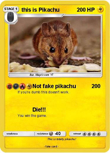 Pokemon this is Pikachu