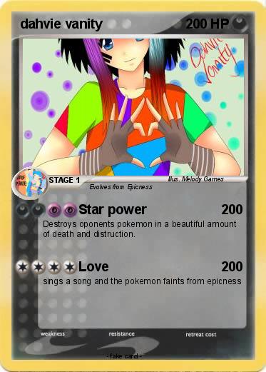 Pokemon dahvie vanity