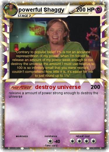 Pokemon powerful Shaggy