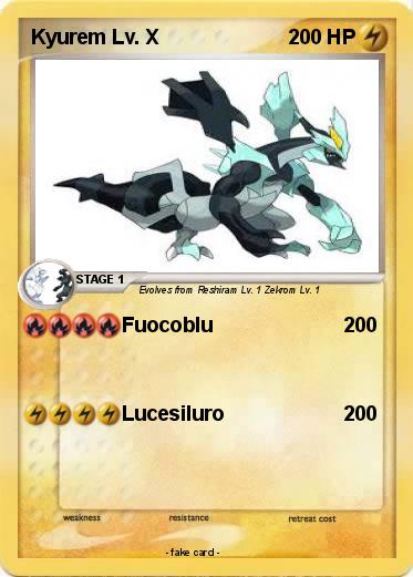 Pokemon Kyurem Lv. X