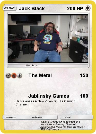 Pokemon Jack Black
