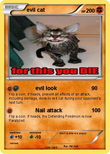 Pokemon evil cat