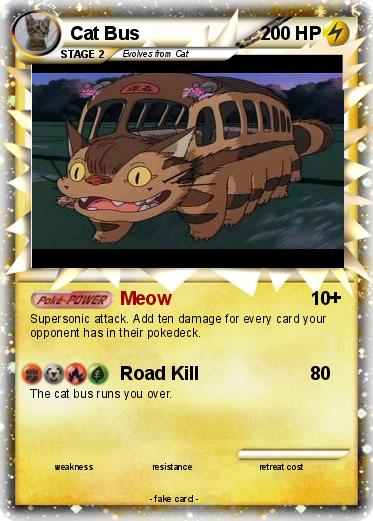 Pokemon Cat Bus