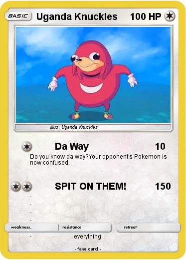 Pokemon Uganda Knuckles