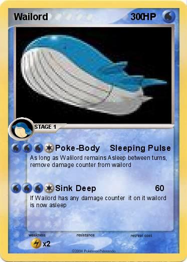 Pokemon Wailord                                    0
