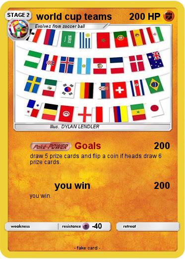 Pokemon world cup teams